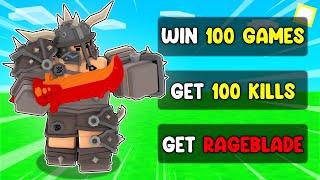 MAXING OUT the BARBARIAN CONTRACTS in Roblox Bedwars..