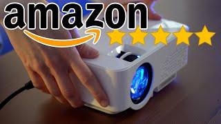 240 Zoll Kinoerlebnis für 100€?! Amazon Bestseller Beamer im Test