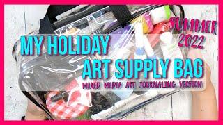 My Holiday Art Supply Bag ️️️ - 2022 version