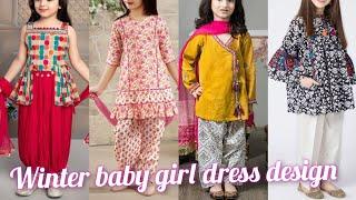 Khaddar Shalwar Kameez Design For Baby girl || Winter baby girl dress collection  | Vanity Point