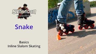 Snake | Trick Clip | Basics | Inline Freestyle Slalom Skating | SkaMiDan