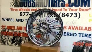 DUBSandTIRES.com 26" Inch Phino PW12 Twist Chrome Rims Wheels Ft. Lauderdale Miami