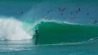 STAND-UP AND DEEP BARRELS BIG WAVE SURFING AT PADANG PADANG