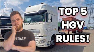 HGV Drivers What You Need To Know!