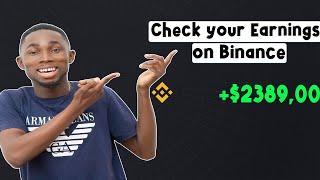 How to check if you are earning or loosing on Binance | Crypto