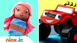 Make Your Own Nick Jr. Surprise Toys w/ Bubble Guppies & Blaze | Stay Home #WithMe | Nick Jr.