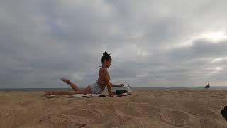 Beach Stretch Session! | Alyssa Mei Liu