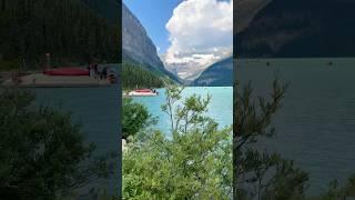 Beautiful relaxing view of Lake Louise, Banff Canada.