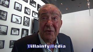 BOB ARUM CRITICAL OF DAZN "I DON'T THINK EDDIE HEARN UNDERSTANDS THE AMERICAN MARKET AT ALL"