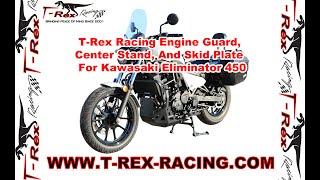 T-Rex Racing Engine Guard, Center Stand, And Skid Plate For Kawasaki Eliminator 450