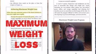 Maximum Weight Loss with Starch Solution - Calorie Density