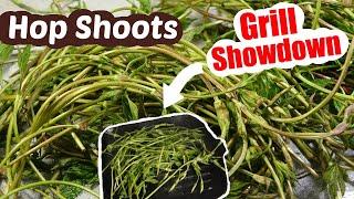 Grilled Hop Shoots - Best Recipe Showdown