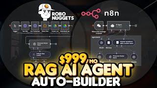 This AI System generates $999/mo RAG AI Agents in seconds (n8n NO CODE tutorial )
