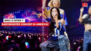 Babymonster Concert Locations in America with a Capacity of Over 34,000 People