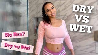 TRANSPARENT Clothes Haul Dry vs Wet | Try On with BabygirlHazel