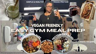 Lazy Healthy Gym Meal Prep - VEGAN FRIENDLY VEGAN PROTEIN