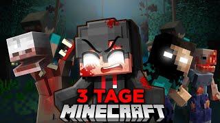 3 Tage in der GRUSELIGSTEN MOD in Minecraft ÜBERLEBEN..