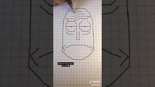 Как нарисовать Рика из Рик и Морти