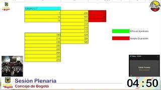 SESIÓN PLENARIA ORDINARIA MIERCOLES  29 05 2024