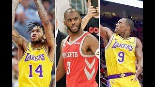 Rockets at Lakers 10/21/18 Full Game (CP3, Harden, Rondo, Lebron, Carmelo, Ingram)