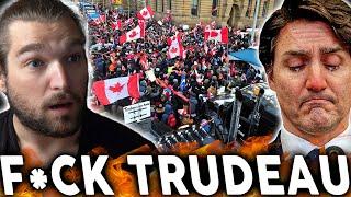 MASSIVE F*CK TRUDEAU PROTEST Gets INSANE