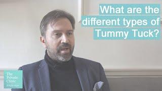 What are the different types of tummy tuck?