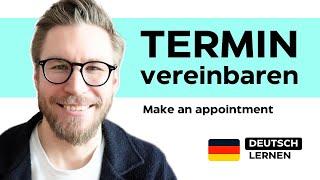 How to Make an Appointment in German | Essential German Vocabulary for Scheduling