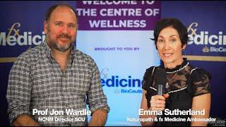 Jon Wardle and Emma Sutherland at the 2024 NHAA Herbal Medicine Summit