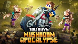 100 DAYS ON A BIKE IN THE MUSHROOM APOCALYPSE IN MINECRAFT!