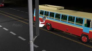Vadakkenchery Bus Accident 3D Demonstration
