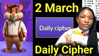 2 March Hamster Kombat Daily Cipher Today - Hamster Verse Cipher Today.