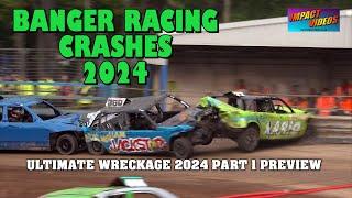 Banger Racing Crashes 2024 - Ultimate Wreckage part 1 preview