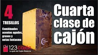 Cómo tocar CAJÓN / CUARTA CLASE de cajon / TRESILLOS en el cajón