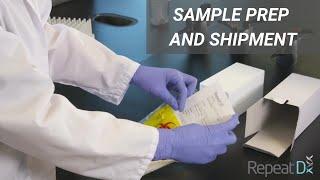 Telomere testing sample preparation and shipment