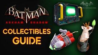 Batman: Arkham Shadow - All Collectibles [Rat Radios, Idols, Echoes, Maps, Runes, Tapes & Bombs]