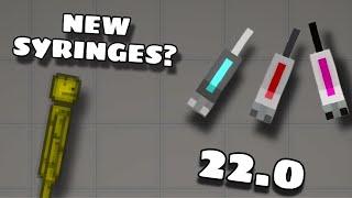 NEW SYRINGES!!! (Concept) | Melon Playground