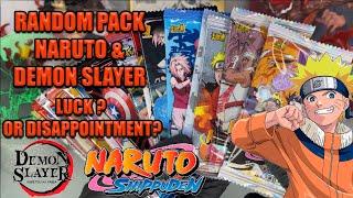 Random Booster  NARUTO & DEMON SLAYER + Bonus / Открываем Бустеры по Наруто и Клинку +Бонус