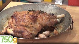 Recette de Gigot d'agneau rôti  - 750g