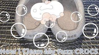 How I Clean My Fuzz Crocs | Fuzz Lined Crocs| How To | Ep: 01