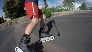 Inline skating small town New Zealand