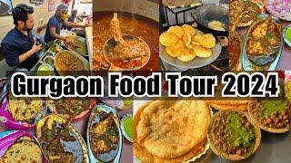 Gurgaon food tour 2024 with famous food vlogger @Arorashoaib