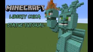 Minecraft Tutorial: Liberty Chica Statue (FNAF AR)