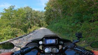 Gravel Road on a heavy Harley-Davidson | What was I thinking?