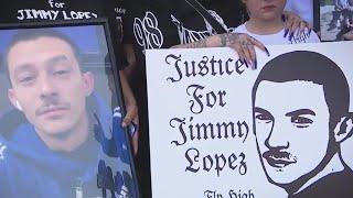 Jimmy Lopez: Man shot at by police 'at least' 100 times. Family says he was not armed; Cops say he w