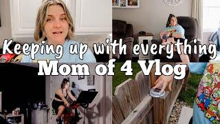 KEEPING UP WITH EVERYTHING | SAM'S CLUB HAUL & QUNTIS | MOM OF 4 DAY IN THE LIFE VLOG | MEGA MOM
