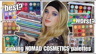 Ranking ALL Of My Nomad Cosmetics Palettes + SWATCHES
