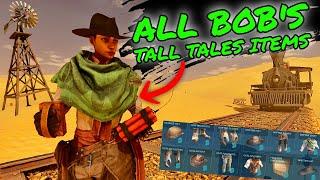 ALL Bobs Tall Tales ITEMS and SKINS Guide!! What You Get and How! Ark Survival Ascended NEW OP ITEMS