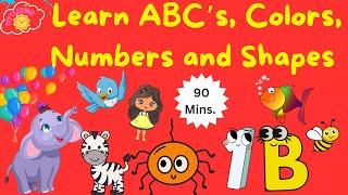 Best video to Learn ABC’s, Colors, Phonics, Numbers, Shapes,Songs & More #tittlekins #youresosmart