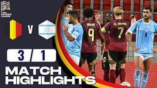 Belgium vs Israel | 3-1 | Highlights | UEFA Nations League 2024-25