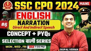 Direct and Indirect Speech in English | Narration | SSC English | English by Gopal Verma Sir #ssc